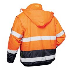  Bekleidung Jacken Safestyle *OTTO* WARNSCHUTZPILOTJACKE ORANGE/MARINE Gr.  0-S (46/48) 12393138