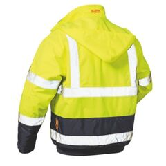  Bekleidung Jacken Safestyle *AXEL* WARNSCHUTZ PILOTJACKE GELB/MARINE Gr.  5-XXXL (66/68) 12392595