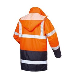  Bekleidung Jacken Safestyle *TRAVIS* 4-IN-1 WARNSCHUTZPARKA ORANGE/MARINE Gr.  4-XXL (62/64) 12392447