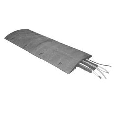  Kabelführung müba-Kabelbrücke mit 6 Kanälen (2x Ø15,2mm, 2x Ø35,2mm, 2x Ø50mm) für Schwerlastverkehr, Länge 800 mm, Breite 600 mm, Höhe 80 mm 12444216