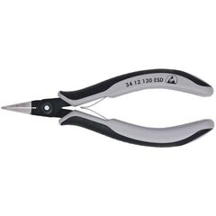  Präzisions-Elektronik-Greifzangen ESD KNIPEX 34 12 130 ESD Präzisions-Elektronik-Greifzange ESD mit Mehrkomponenten-Hüllen brüniert 135 mm 12380886