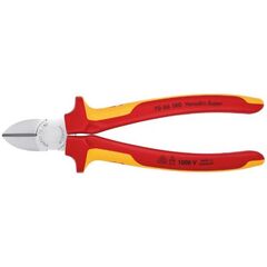  Schneidende Zangen Seitenschneider KNIPEX 70 06 180 Seitenschneider isoliert mit Mehrkomponenten-Hüllen, VDE-geprüft verchromt 180 mm 12380455