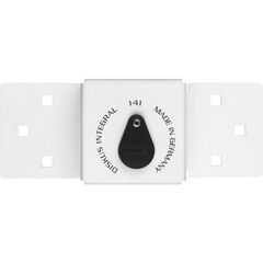  Überfallen VHS Kombinationen Abus Überfalle- und Vorhangschloss-Kombination 141/200 weiß + 26/70 vs. 12347777