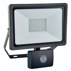  LED OptiLine as-Schwabe Optiline LED Strahler 50W mit Bewegungsmelder, 4500 Lm, mit 1m H05RN-F 3F1,0 12362308