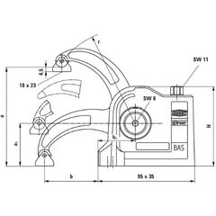  Maschinentischspanner BAS-C BESSEY BAS-C compact-Spanner BAS-C9-4 12368076