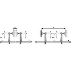  Variables Hochleistungszwingen-Set GSV BESSEY Variables Hochleistungszwingen-Set kpl. GSV 3000/140 12368003