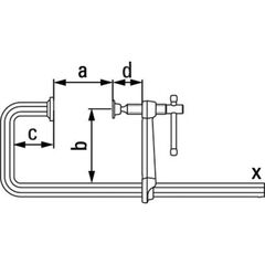  Ganzstahl-Schraubzwinge in U-Form GUZ BESSEY Ganzstahl-Schraubzwinge in U-Form GUZK 250/120 12367992