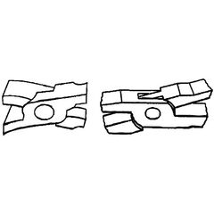  Falzzange D33-P/D34-P/D35-P BESSEY Falzzange 90° gebogen (PVC-beschichtete Griffe) D351-60-P 12368484