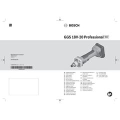  Neuheiten Akku-Geradschleifer Bosch Akku-Geradschleifer GGS 18V-20 12368862