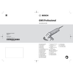  Winkelschleifer & Metallbearbeitung Kleine Winkelschleifer mit X-LOCK Bosch Winkelschleifer GWX 14-125, 1400-W, X-LOCK, mit Zusatzhandgriff, Schutzhaube 12368910