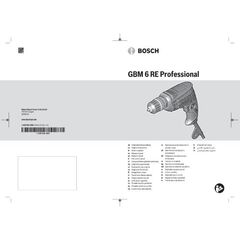  Bohr- & Schlagbohrmaschinen Bohrmaschinen Bosch Bohrmaschine GBM 6 RE 12369073