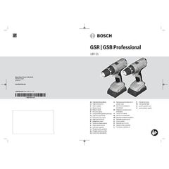  Akku-Geräte 18V System Bosch Akku-Bohrschrauber GSR 18V-21, Solo Version 12369466