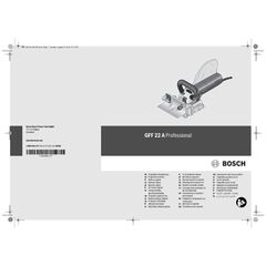  Flachdübelfräsen Bosch Universalfräse GFF 22 A 12369242