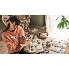  Akku-Geräte Kabelfreie Helfer für Haus und Garten Bosch Akku-Heißklebestift Gluey, Cupcake Pink 12377595