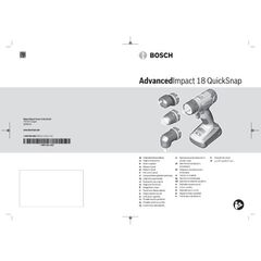  18-V-POWER FOR ALL-Akkusystem Bosch Akku-Zweigang-Schlagbohrschrauber Lithium-Ionen AdvancedImpact 18 QuickSnap 12377579