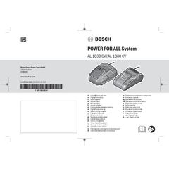  Akku-Geräte Akkus und Ladegeräte Bosch Systemzubehör 18 Volt Lithium-Ionen Ladegerät AL 1830 CV 12377624