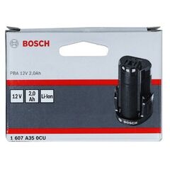  12 V-Li-ion-Stab-Akkupacks Bosch PBA 12 V 2,0 Ah 12374392