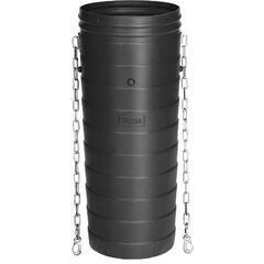  Schuttrutschen müba-Kunststoffschuttrohr mit 2 verzinkten Ketten, aus Polyäthylen, schwarz 12444219