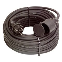  Kabel as-Schwabe Gummi-Verlängerungsleitung 50m, H07RN-F 3G1,5, schwarz, IP44 12361928
