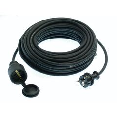  Kabel as-Schwabe Gummi-Verlängerungsleitung 25m, H05RR-F 3G1,5, schwarz, IP44 12361920