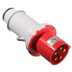  Stecker und Kupplungen as-Schwabe CEE-Stecker 400V/63A, rot, 5-polig 12362084