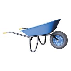  Schubkarren müba-Schubkarre Fagro F85, blau lackierte Mulde (85L) mit ganzer Drahteinlage 12444252
