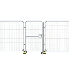  Bauzäune ZND Fußgängertor RT 1151x2000x40 mm 12457617