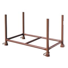  Stapelpaletten müba-Stapelpalette, Standrohr Ø57 mm, lichtes Maß zwischen den Holmen 1,30x0,70x0,70m, Tragfähigkeit 1500kg, lackiert 12444615