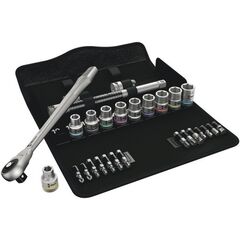  Die Zyklop Metal Knarren Push, 1/2" Wera 8100 SC 7 Zyklop Metal-Knarrensatz, Durchsteckvierkant, 1/2"-Antrieb, metrisch, 28-teilig 12451905