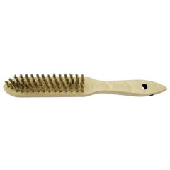  Handbürste Handbürste "Messingdraht" Besatz-L. 140 mm, gewellt 0,35 mm 4-reihig 12360402