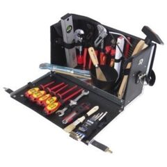  Sanitär-Werkzeugsortiment in Ledertasche Ledertasche 8-L3, kpl. m. Sanitär-Azubi-Werkzeugpaket 8, 23tlg 12361456
