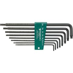  Schraubwerkzeuge Winkelschraubendreher Winkelschraubendreher-Satz Torx®-Kugelkopf Stiftschlüsselsatz 10771/8 8tlg. 12361153
