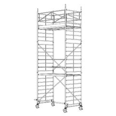  Typ 150 müba-Alu-Fahrgerüst Typ 150/5, Arbeitshöhe 7,4 m 12444722