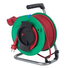  Gerätetrommel as-Schwabe Sicherheits-Rasenmähertrommel Ø 230mm, 25m H05RR-F 3G1,5, IP44 12362215