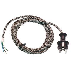  Anschlussleitung Spezial as-Schwabe Bügeleisen-Anschlussleitung, schwarz/weiß, 3 m H03RT-F 3G1,0 12362386