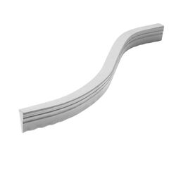  SCHLANGE MIT NOPPEN Nevoga Faserbeton Schlange mit Noppen | 25 mm | Länge 80 cm | Perfekt für leichte Betonabstandhalter 12445432