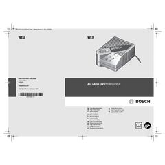  Multivolt NiCd-/NiMH-Schnellladegerät 7,2–24 V AL 2450 DV Bosch Schnellladegerät AL 2450 DV 12374423