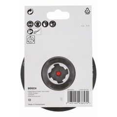  X-LOCK Stützteller, Klettverschluss Bosch X-LOCK Stützteller 115 mm, Klettverschluss, für kleine Winkelschleifer 12374868