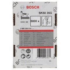  Stifte SK50 1,2/18 g, verzinkt Bosch Senkkopf-Stift SK50 35G, für Druckluftnagler/Drucklufthefter 12375165