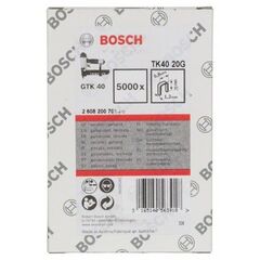  Schmalrückenklammern, TK40, harzbeschichtet, verzinkt Bosch Klammer TK40 20G, für Druckluftnagler/Drucklufthefter 12375056