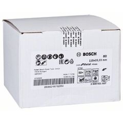  R780 Best for Metal und Inox Fiberschleifscheiben für kleine Winkelschleifer Bosch Fiberschleifscheibe R780, Best for Metal + Inox, für kleine Winkelschleifer 12375863