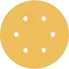  EXPERT C470 Schleifblatt mit 6 Löchern für Exzenterschleifer Bosch EXPERT C470 Schleifpapier mit 6 Löchern für Exzenterschleifer, 150 mm, G 120, 5-tlg., für Exzenterschleifer 12376313