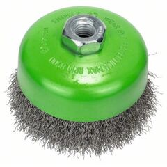  Gewellte Topfbürsten Clean for Inox für Winkelschleifer Bosch Topfbürste 100 mm, gewellter rostfreier Stahldraht, für kleine Winkelschleifer 12377415