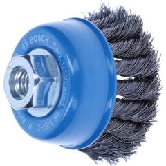  Gezopfte Topfbürsten Heavy for Metal mit M14-Gewinde für Winkelschleifer Bosch Topfbürste, 75 mm, gezopfter Stahldraht, für kleine Winkelschleifer 12377402