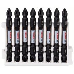  Schrauberbits Impact Control mit Doppelklinge, PH-PH Bosch Impact Control Schrauberbit-Set, 8-tlg., für Schlagschrauber 12377029