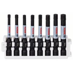  Impact Control Schrauberbits T Bosch Impact Control Power Bit Pack, 8-tlg., 1 x T15; 2 x T20; 2 x T25; 2 x T30; 1 x T40, für Schlagschrauber 12377018