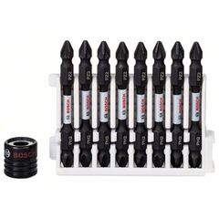  Schrauberbits Impact Control mit Doppelklinge, PZ-PH, mit Magnethülse Bosch Impact Control Schrauberbit-Set, 9-tlg., für Schlagschrauber 12377043