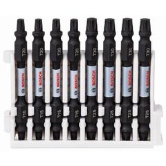  Schrauberbits Impact Control mit Doppelklinge, Torx-Torx Bosch Impact Control Schrauberbit-Set, 8-tlg., für Schlagschrauber 12377036