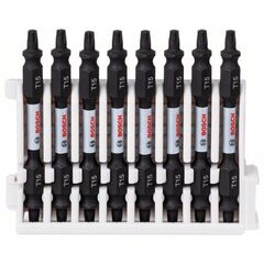  Schrauberbits Impact Control mit Doppelklinge, Torx-Torx Bosch Impact Control Schrauberbit-Set, 8-tlg., für Schlagschrauber 12377032