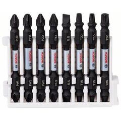  Schrauberbits Impact Control mit Doppelklinge, für Schrauben verschiedener Art Bosch Impact Control Schrauberbit-Set, 8-tlg., für Schlagschrauber 12377040